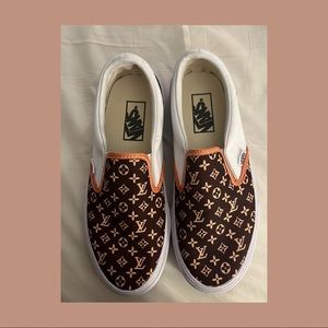 LV Vans Slip-Ons